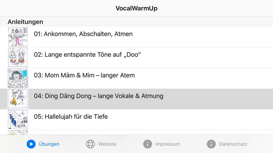 VocalWarmUp - 1.4 - (iOS)