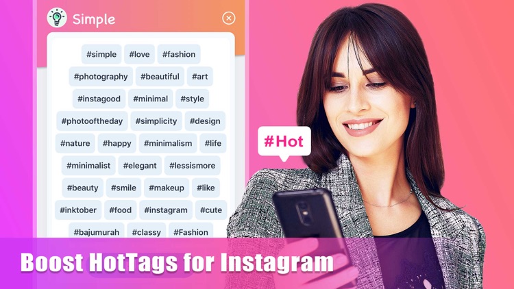 Boost HotTags for Instagram