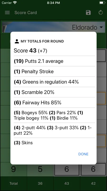EasyScore Golf Scorecard screenshot 4 of 10
