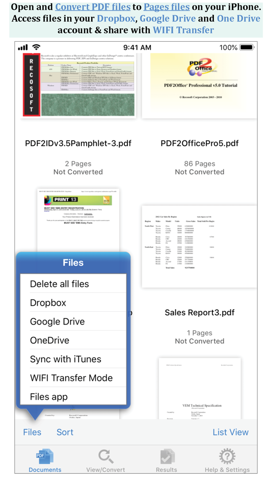 PDF to Pages by PDF2Office - 1.7.5 - (iOS)