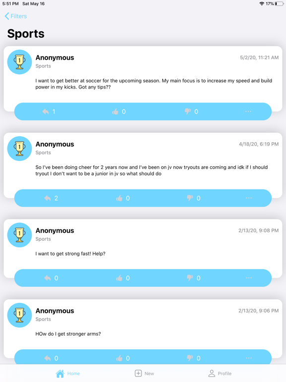 Honest - Anonymous Advice iPad screenshot 7 - Social Networking app