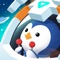 Space planet action run games for cute penguin characters and animal friends