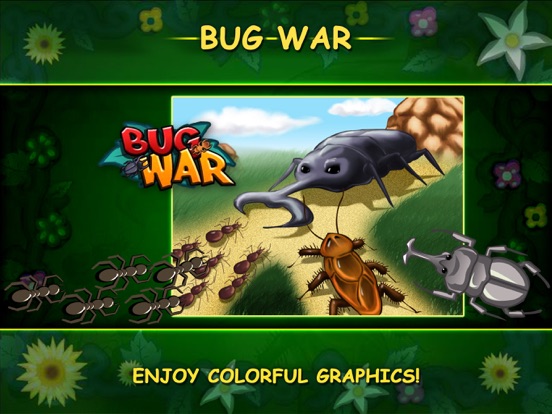 Bug War: Strategy Game iPad screenshot