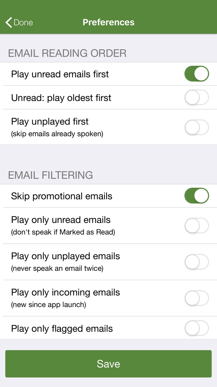 iPhone screenshot