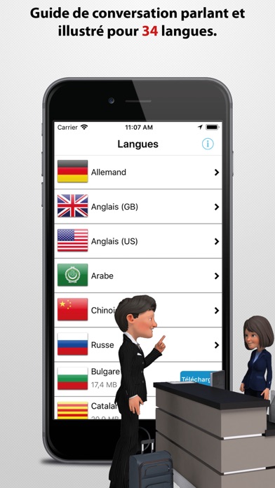 Screenshot #1 pour Le traducteur de voyage
