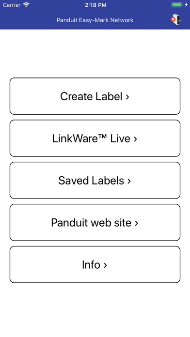 Screenshot #1 pour Panduit Easy-Mark Network