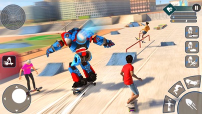 Skateboard Robot: Flying Car Screenshot