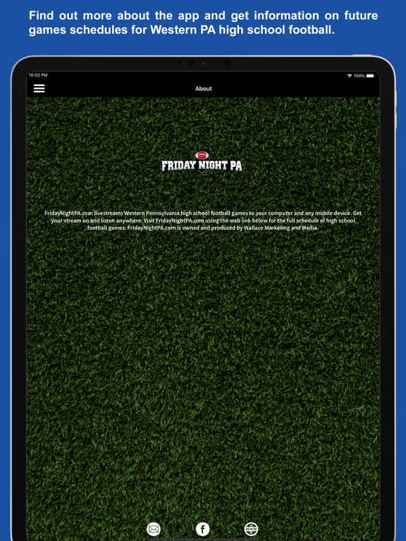 Friday Night PA iPad screenshot 7 - Sports app