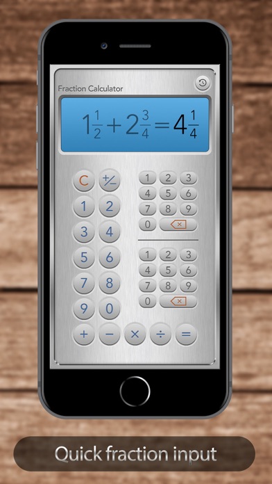 Screenshot #2 pour Fraction Calculator Plus