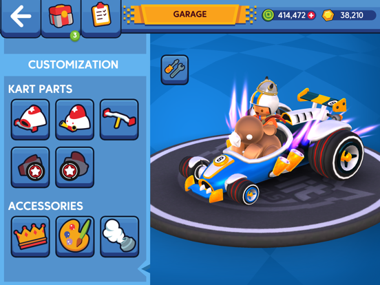 Starlit On Wheels: Super Kart iPad app afbeelding 4