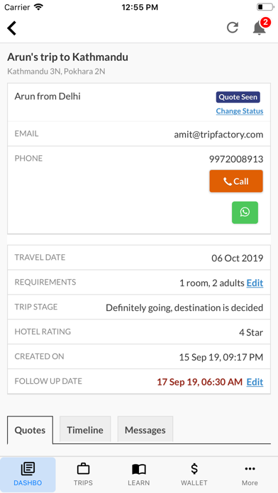 Screenshot #3 pour TripFactory Partner