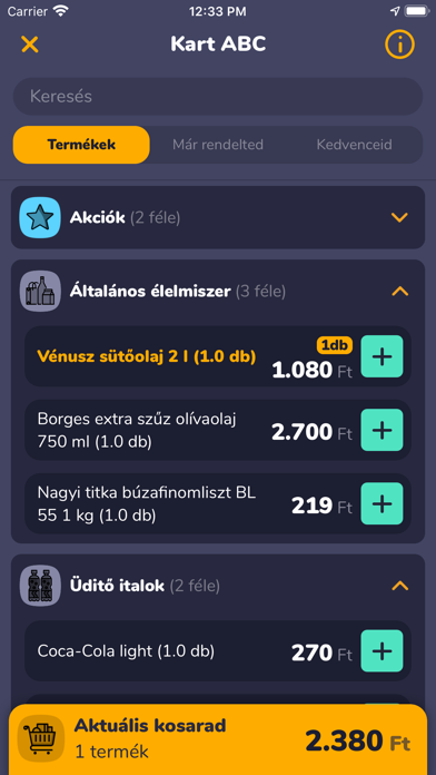 Screenshot #2 pour Kart Bevásárlás