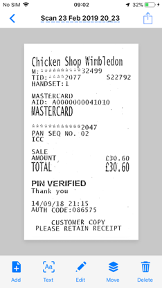 Scanner screenshot 3