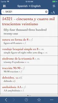 Vox Spanish-English Medical iphone bilder 2