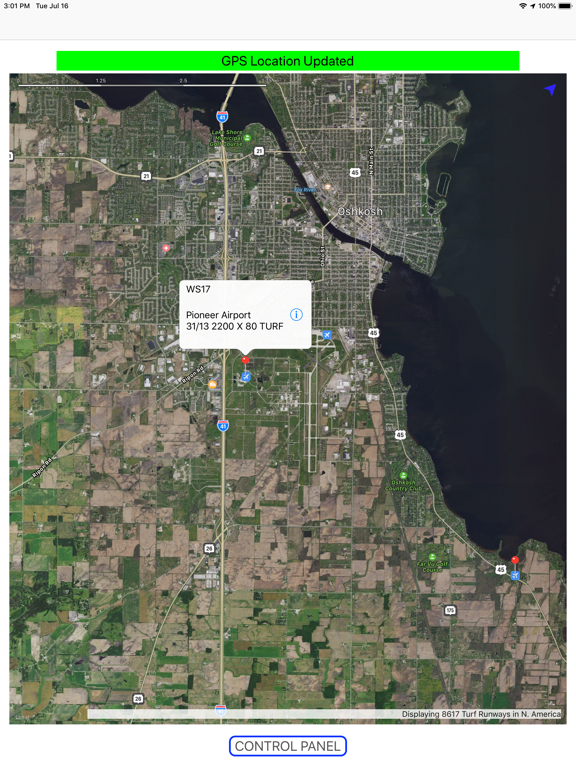 Airport Runway Finder iPad screenshot 5 - Navigation app