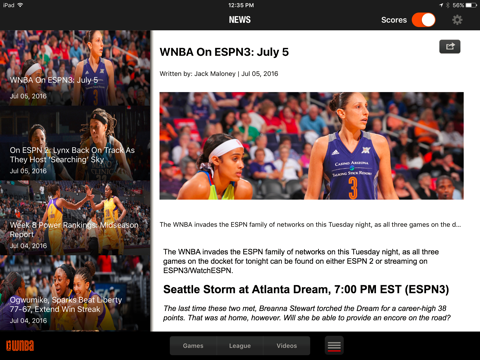 WNBA - náhled