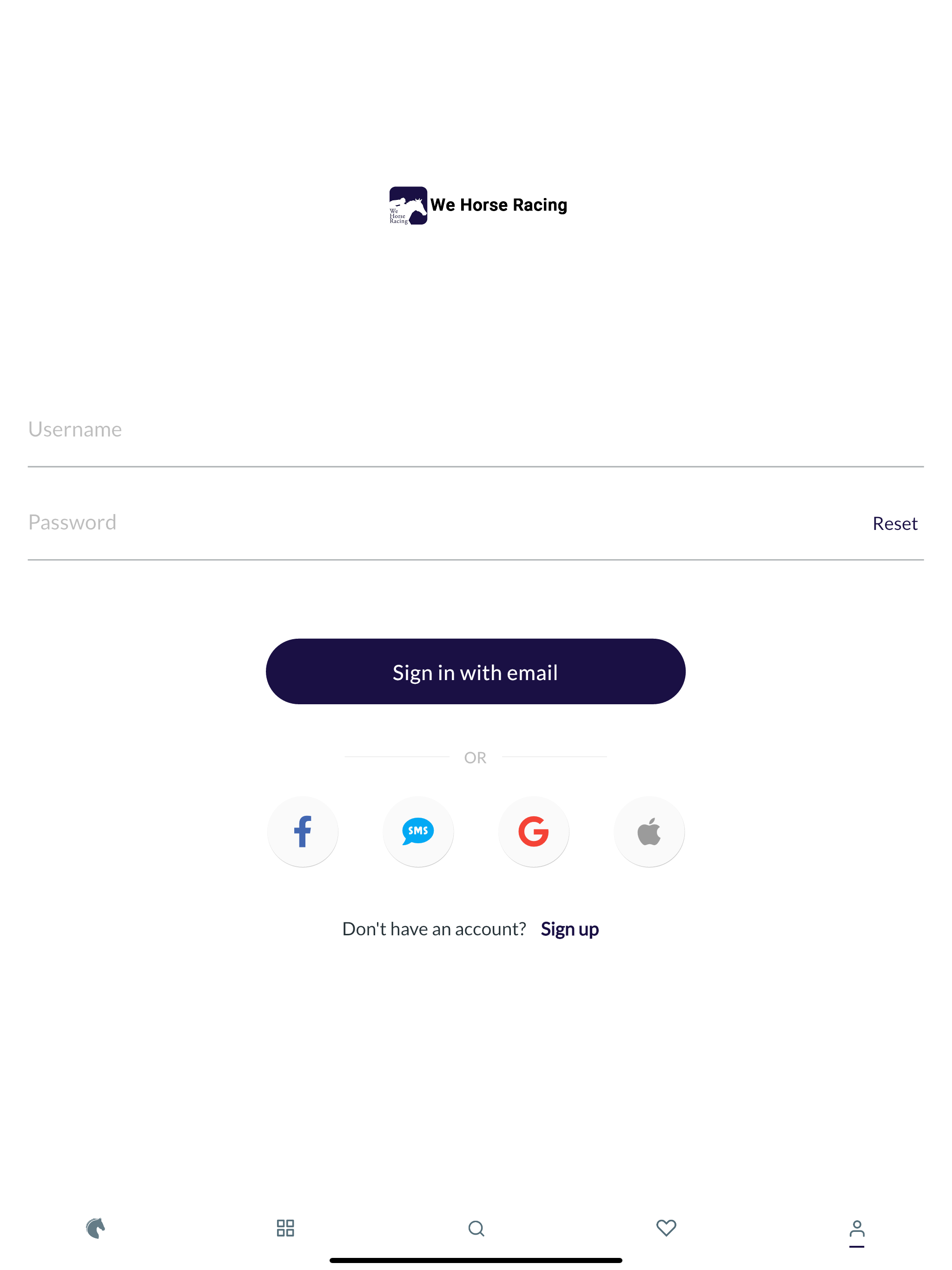 We Horse Racing