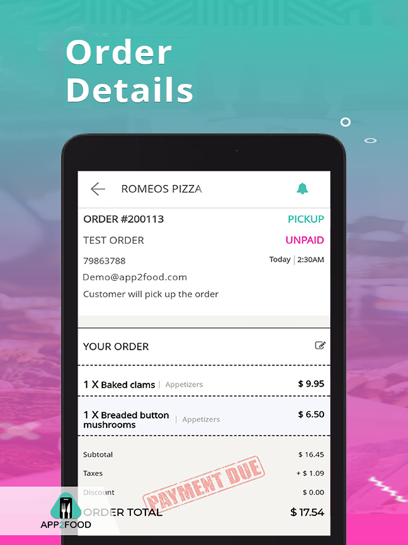 Admin App Lite iPad screenshot