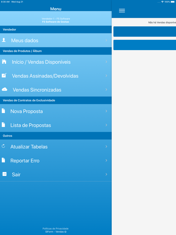 SiForm Vendas