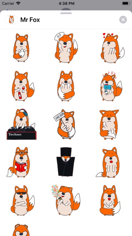 Mr Fox Sticker Pack