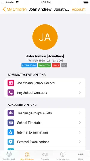 iParent App screenshot 1