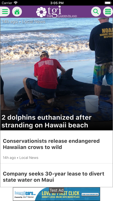 The Garden Island News Screenshot
