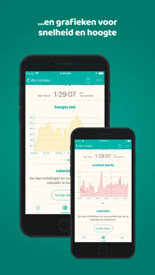 Скриншот Rondje GPS Wandelen En Fietsen на iPhone 5