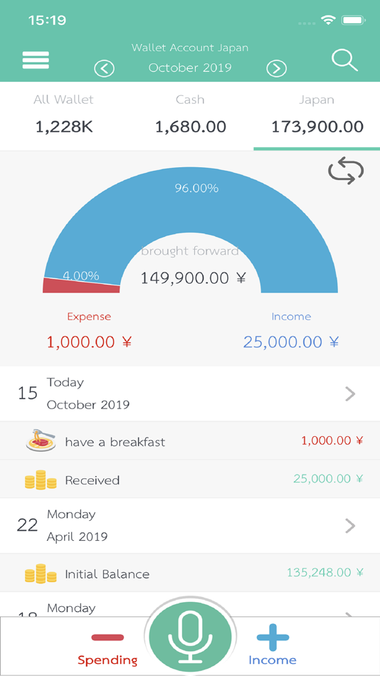 #1. MeTang (Expense Manager) (iOS) By: BIGHEAD CREATIVE COMPANY LIMITED