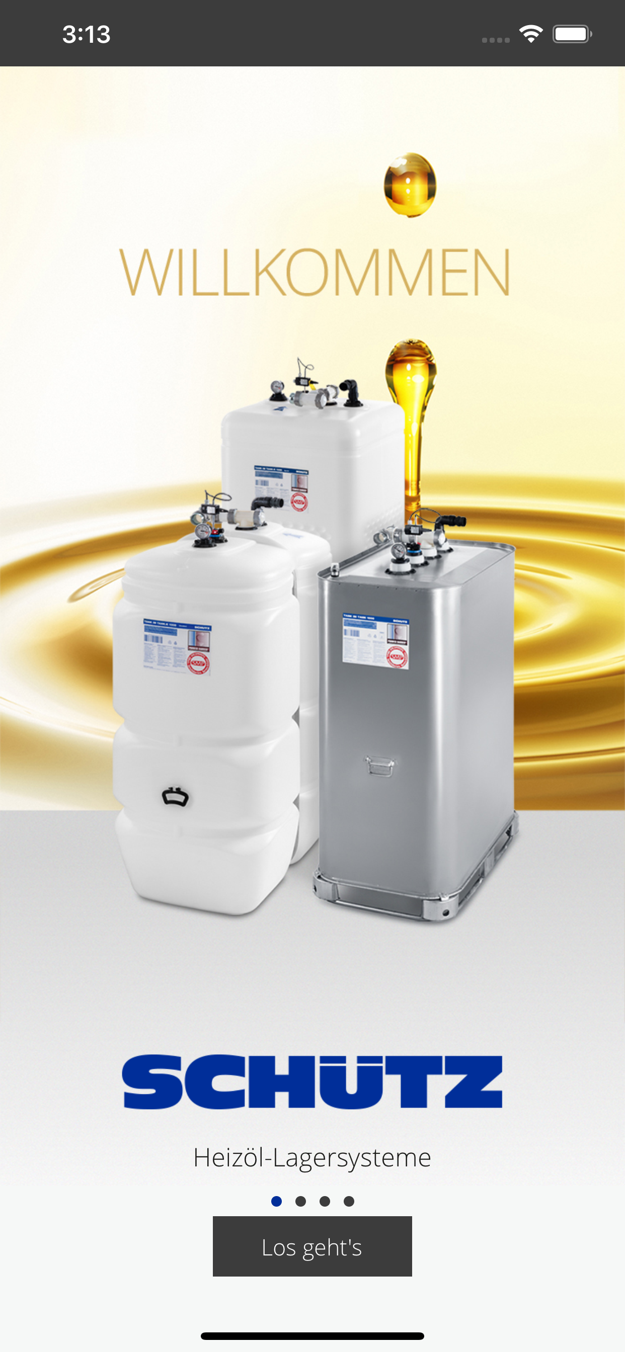 Schütz Heizöl-Lagersysteme