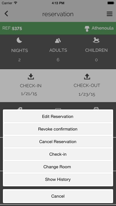 Discoveroom Reservations Screenshot