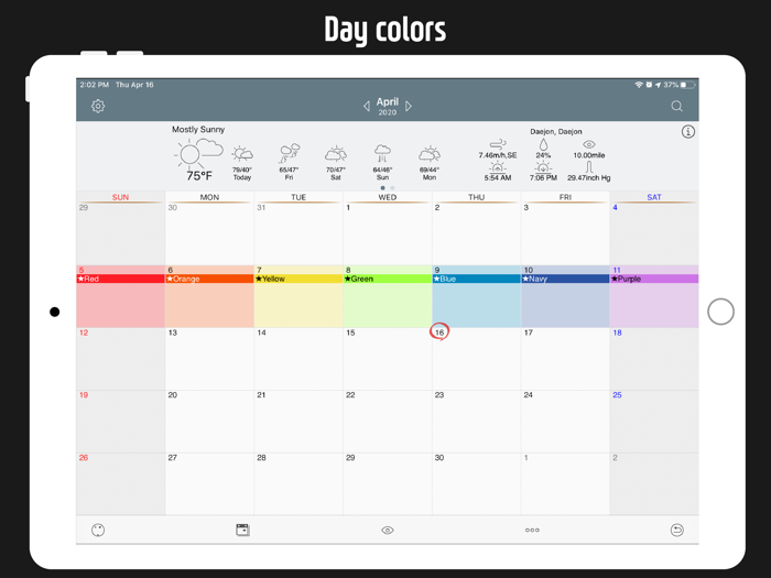 Awesome Calendar Lite