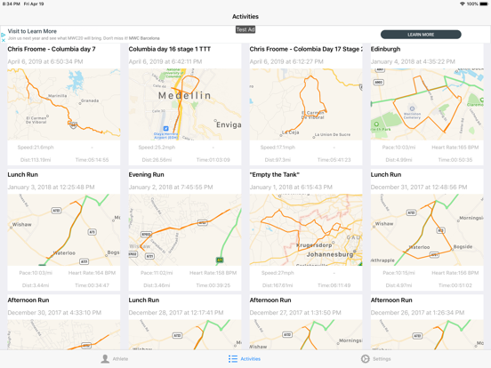 ReRun - For Strava iPad screenshot 3 - Health & Fitness app