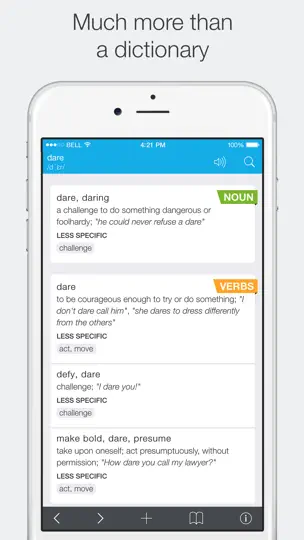 Concise English Dictionary iPhone-skjermbilde 1