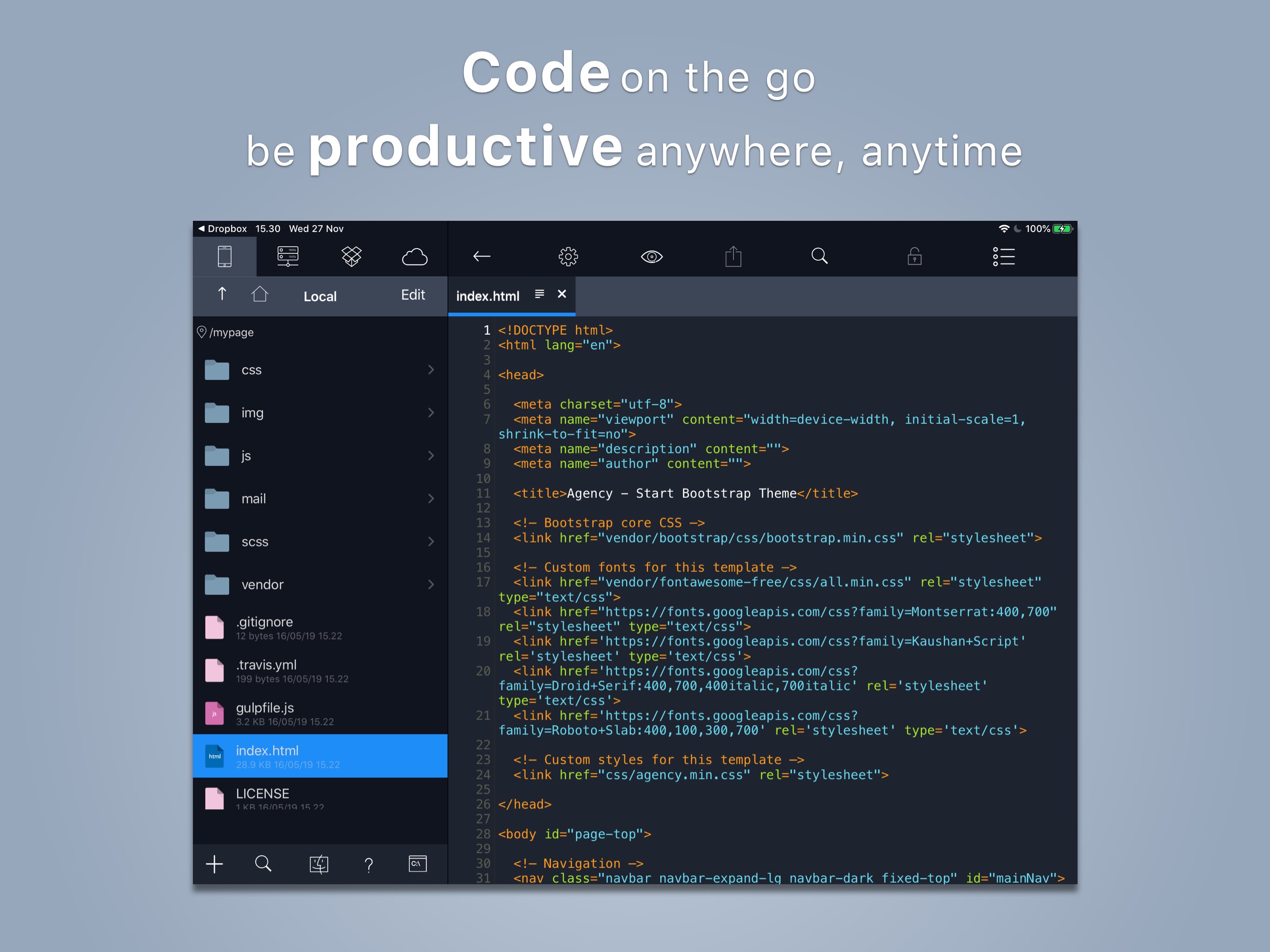 Koder Code Editor 截图 3