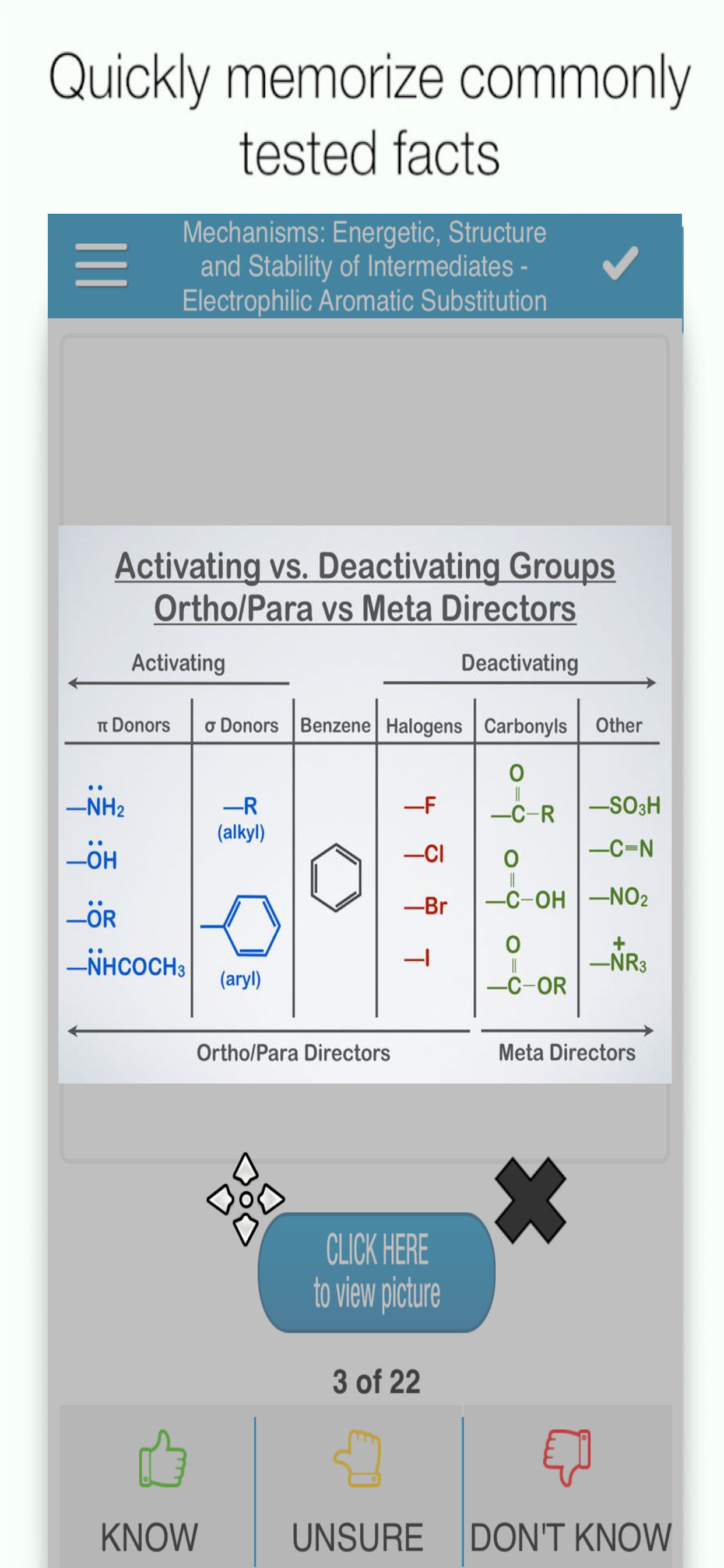 OAT Organic Chem Cram Cards