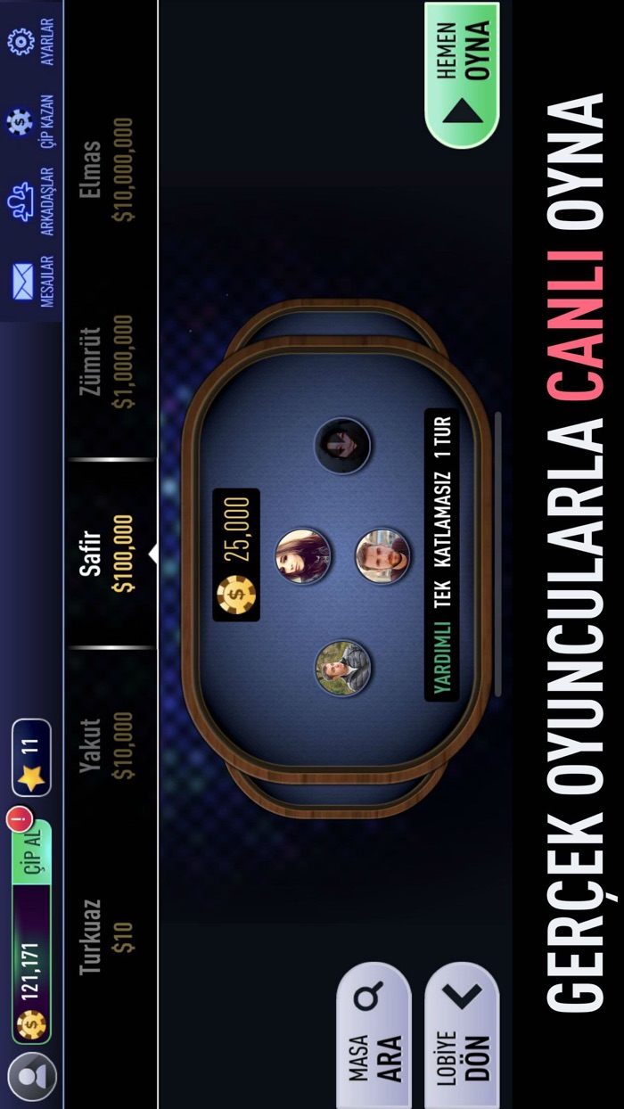 101 Yüzbir Okey Elit