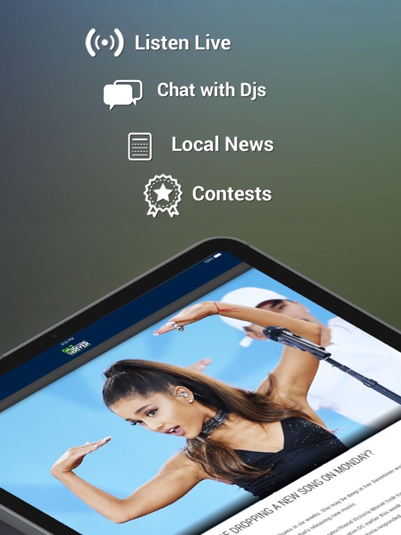 96.7 The River (KZRV) iPad screenshot 1 - Music app