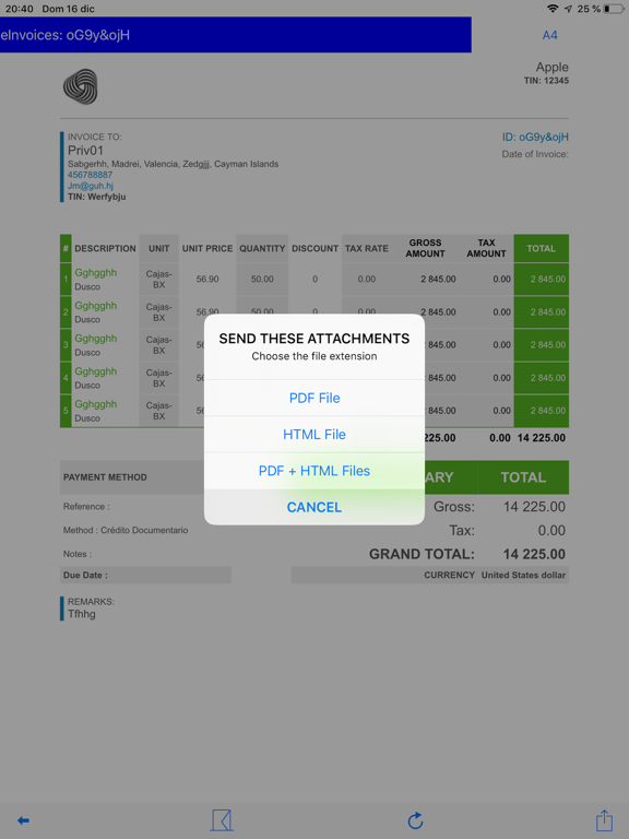 Screenshot #4 pour Electronic Invoice Crypto