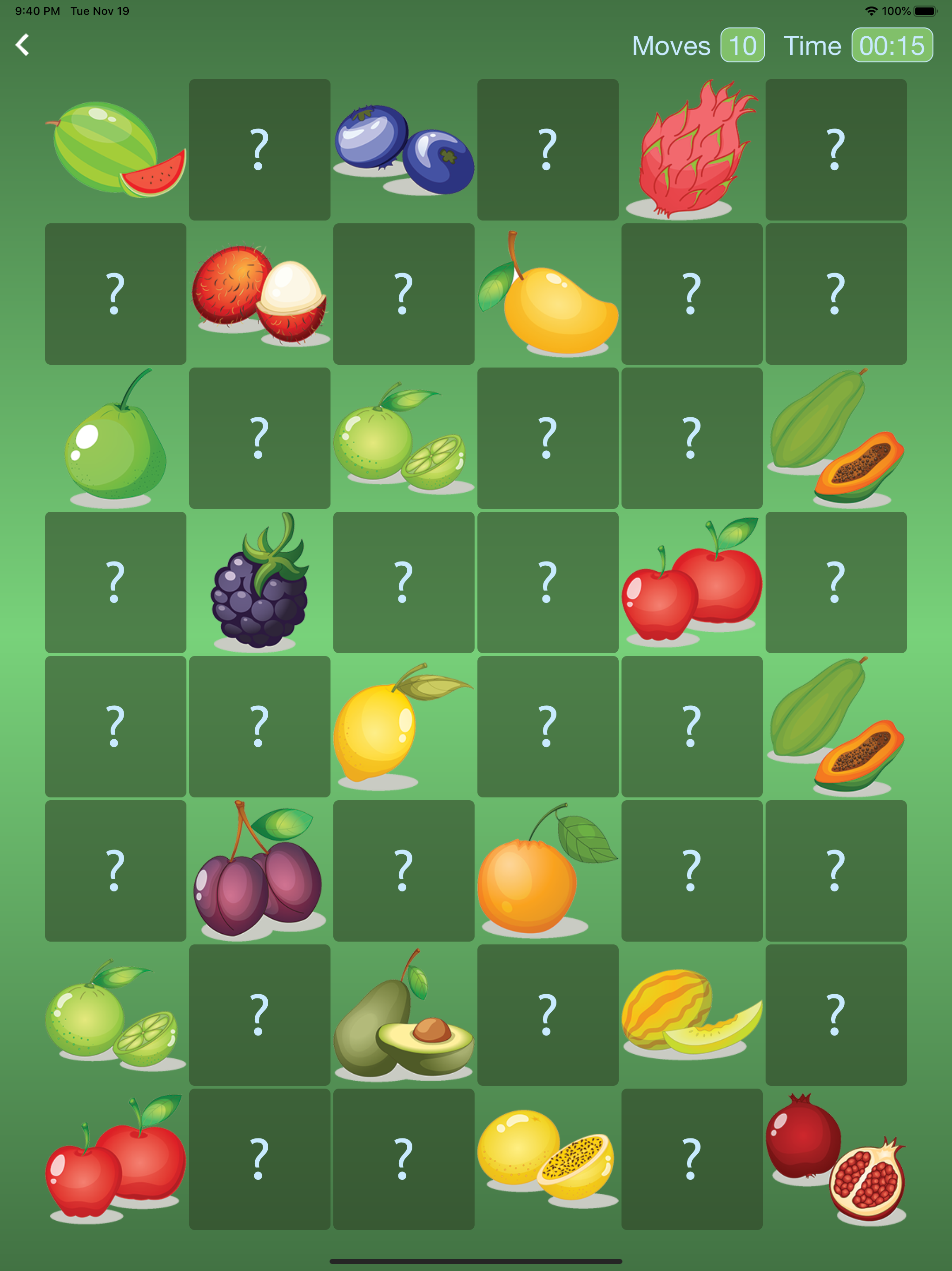 Fruit and Match