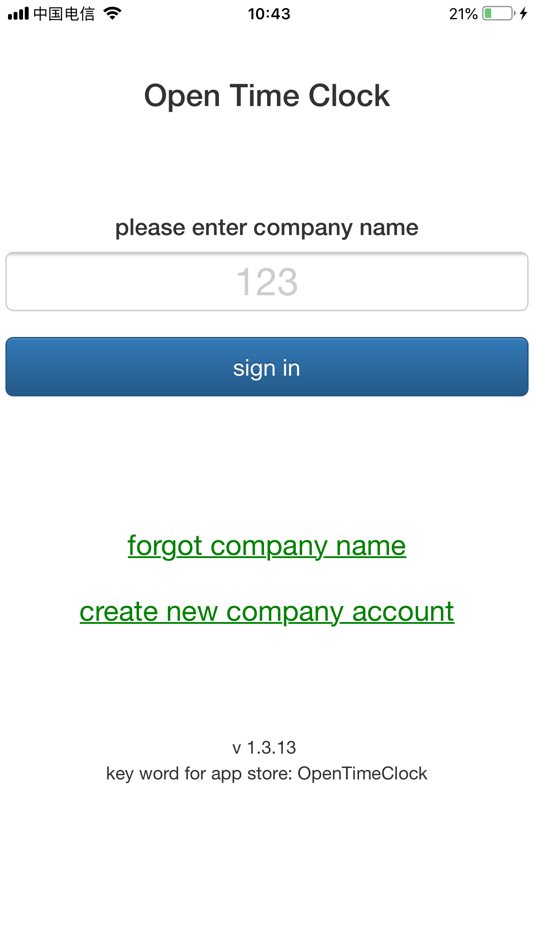OpenTimeClock - 3.2.13 - (iOS)