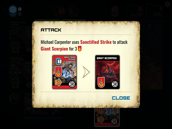 Dresden Files Co-op Card Game iPad app afbeelding 4