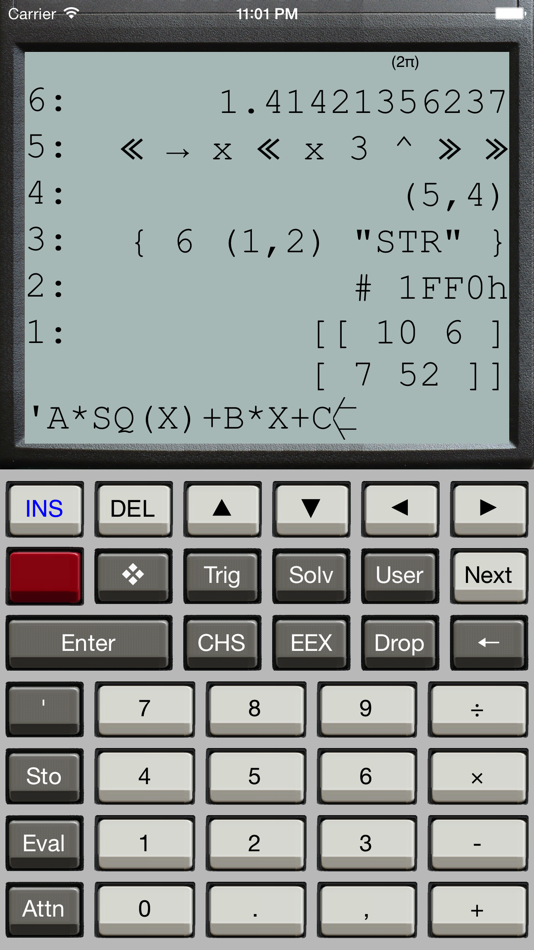 #1. Halcyon Calc (iOS) Podle: Halcyon Touch Software