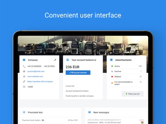 Autoline iPad screenshot 4 - Business app