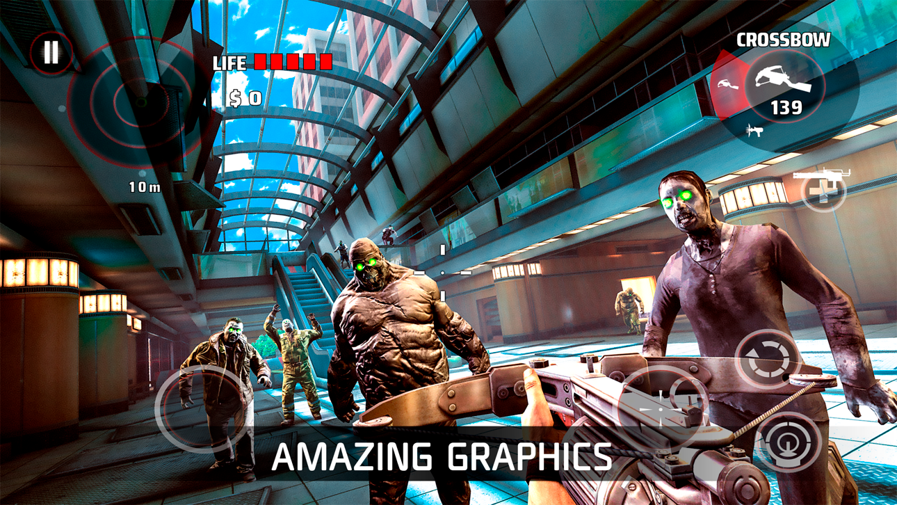 DEAD TRIGGER: Survival Shooter iOS Mod IPA screenshot 3 - iOS game interface