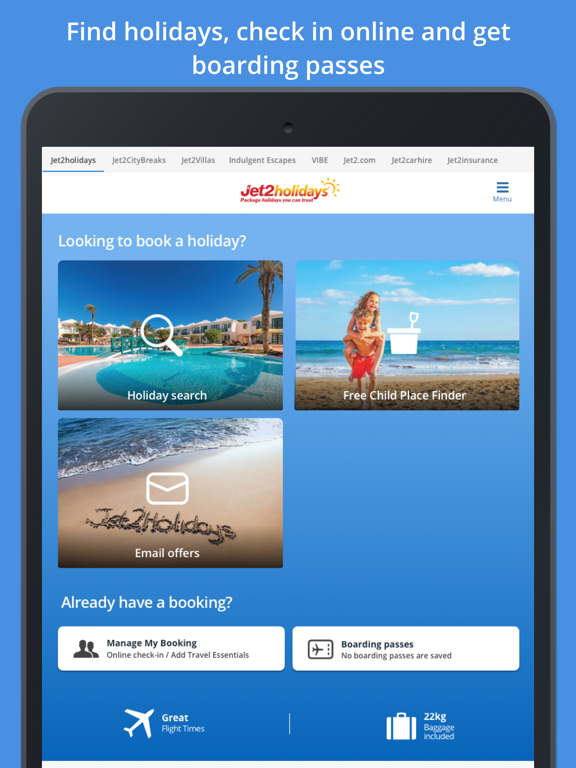 Jet2holidays – Package Holidays You Can Trust screenshot