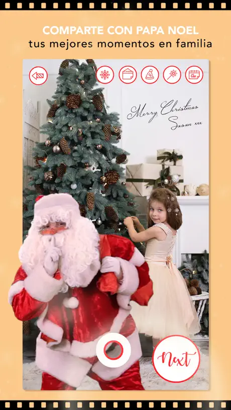 Tu video con Papa Noel Selfies
