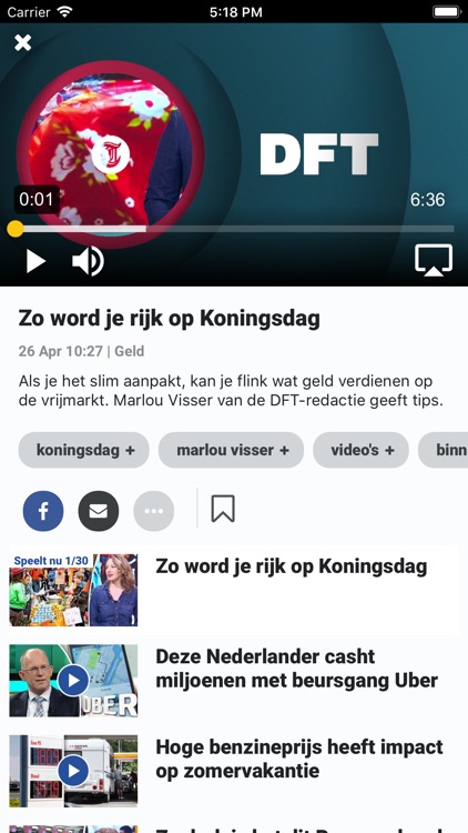 De Telegraaf nieuws