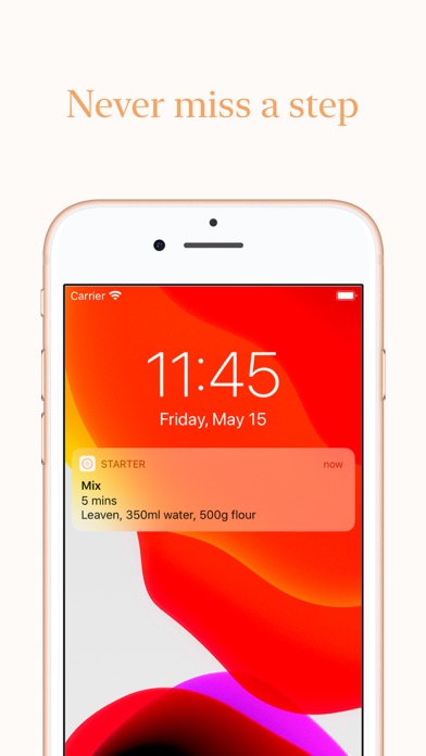 Starter - Sourdough Companion iPhone screenshot 3 - Food & Drink app