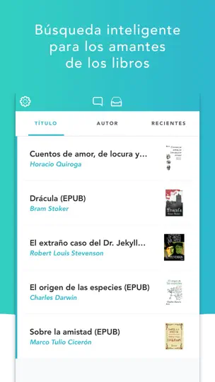 Captura de pantalla de EBook Search Pro en iPhone 1