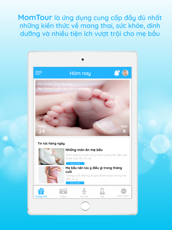 Screenshot #5 pour MomTour - Hành trình làm mẹ